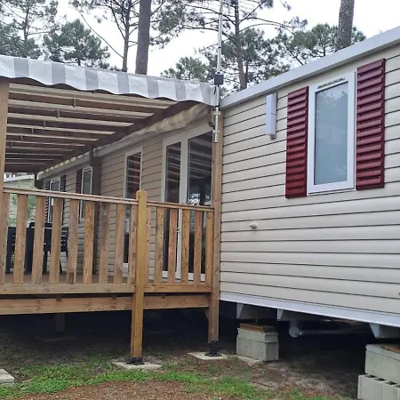 Mh T02 Magnifique 2Ch 2Sdb 40M2 Dans Camping 4 Etoiles Avec Parc Aquatique * Saint-Julien-en-Born