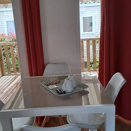 Mh T02 Magnifique 2Ch 2Sdb 40M2 Dans Camping 4 Etoiles Avec Parc Aquatique Kamp alanı Saint-Julien-en-Born
