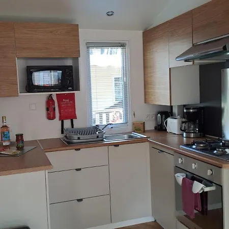Parque de Campismo Mh 480 2ch 2sdb 40m2 Dans 4 Etoiles Avec Parc Aquatique Saint-Julien-en-Born