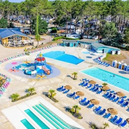 Mh T02 Magnifique 2Ch 2Sdb 40M2 Dans Camping 4 Etoiles Avec Parc Aquatique Kamp alanı