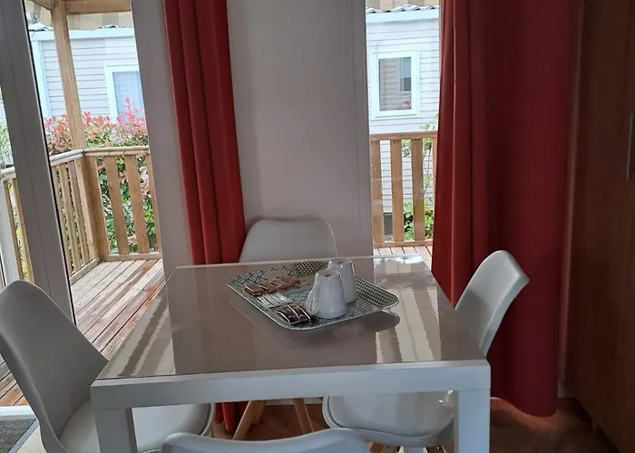 Mh 480 2ch 2sdb 40m2 Dans 4 Etoiles Avec Parc Aquatique אתר קמפינג סן-ז'וליין-אן-בורן