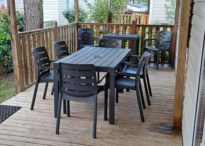 אתר קמפינג Mh 480 2ch 2sdb 40m2 Dans 4 Etoiles Avec Parc Aquatique *